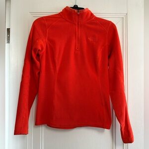 The North Face Vibrant Orange Women’s Fleece Pullover - Size XS